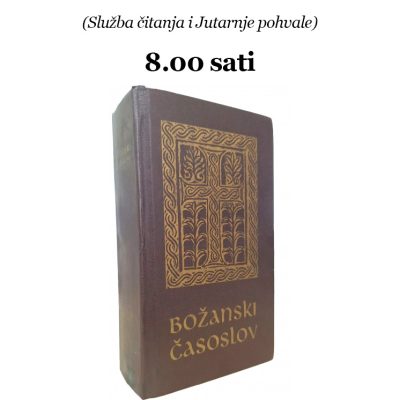 Molitva časoslova na Veliki četvrtak, petak i subotu