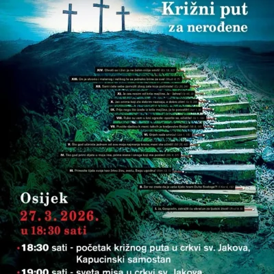 Križni put i sveta misa za nerođene u crkvi svetog Jakova